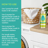 Puracy Baby Laundry Detergent bottle with gentle formula, designed for delicate baby clothes and laundry, shown in the image.
