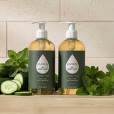 Puracy gel hand soap in a 12oz bottle, two-pack, with clear gel formula and pump dispenser for hand cleaning and hygiene.