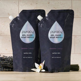 Puracy gel hand soap refill pack with two 6-ounce bottles, gentle and moisturizing for clean hands.