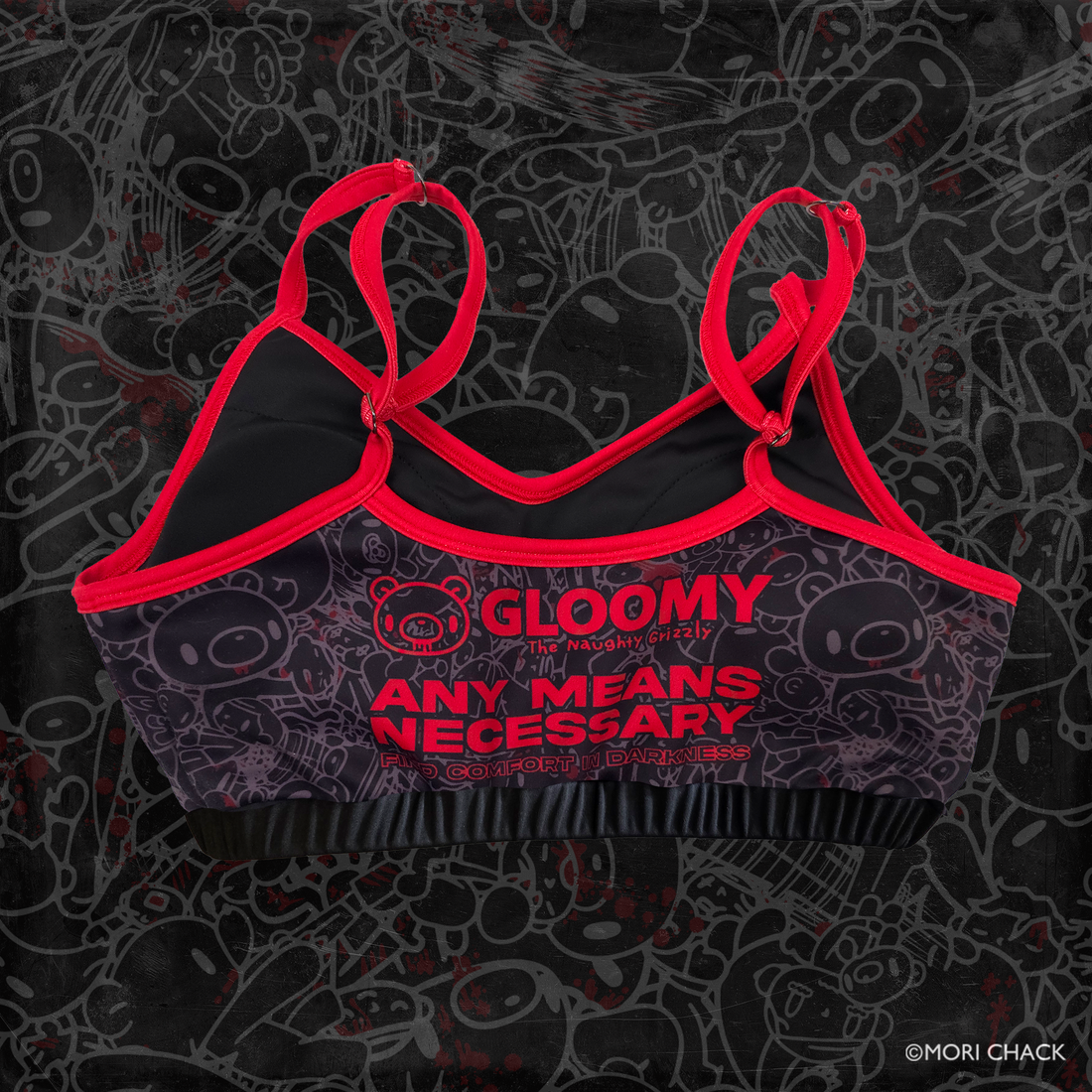 Blood Drip Fitness Sports Bra