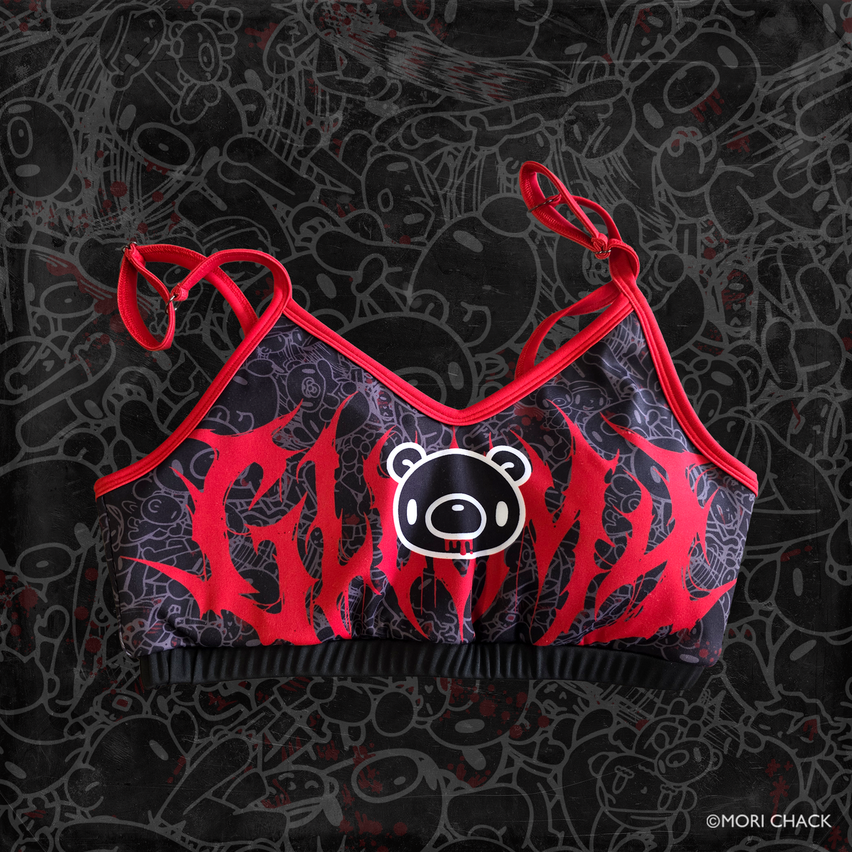 Blood Drip Fitness Sports Bra