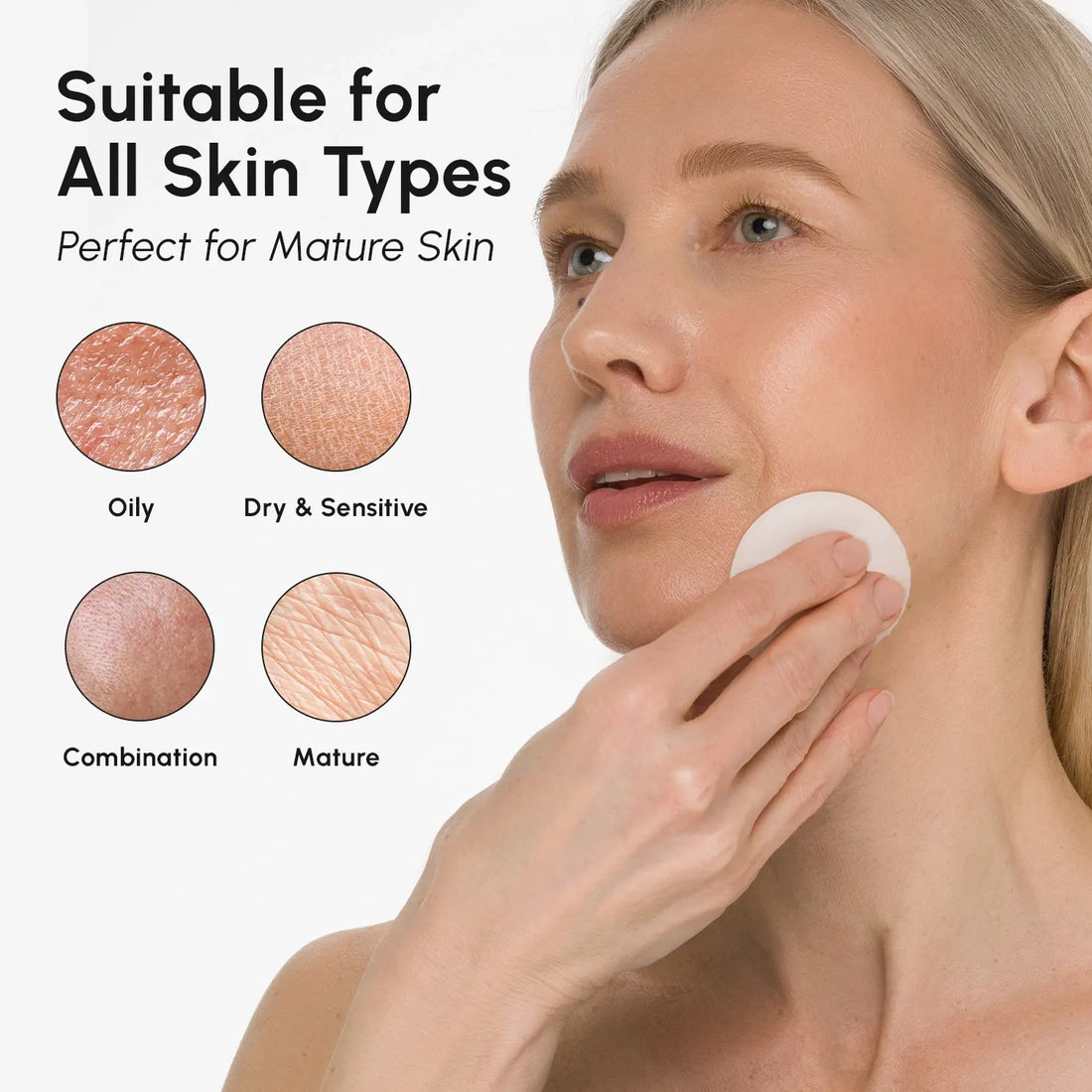 Maree Glow Boost Glycolic Face Toner bottle with clear liquid and minimalist label, showcasing skincare product for brightening and exfoliating.