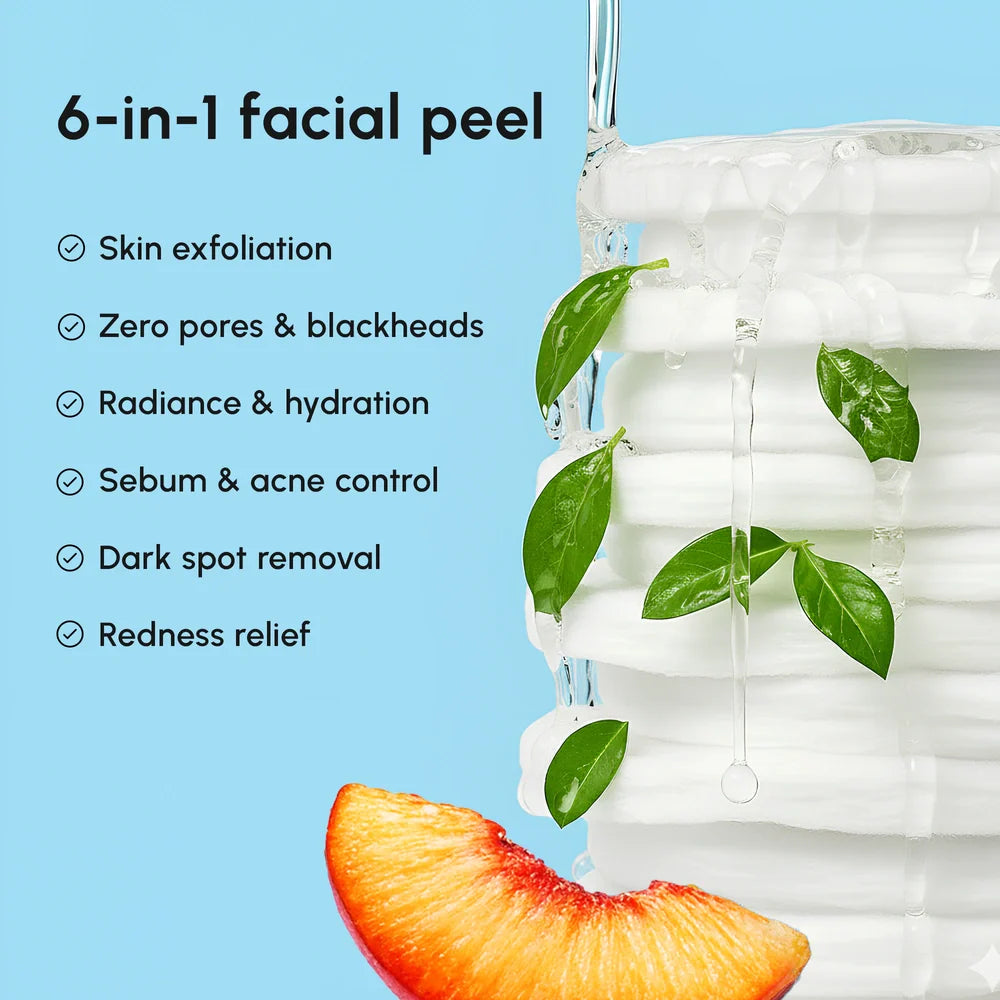 Maree Glycolic Acid Pads, 200 count, showing the skincare pads in a clear container with a white background.