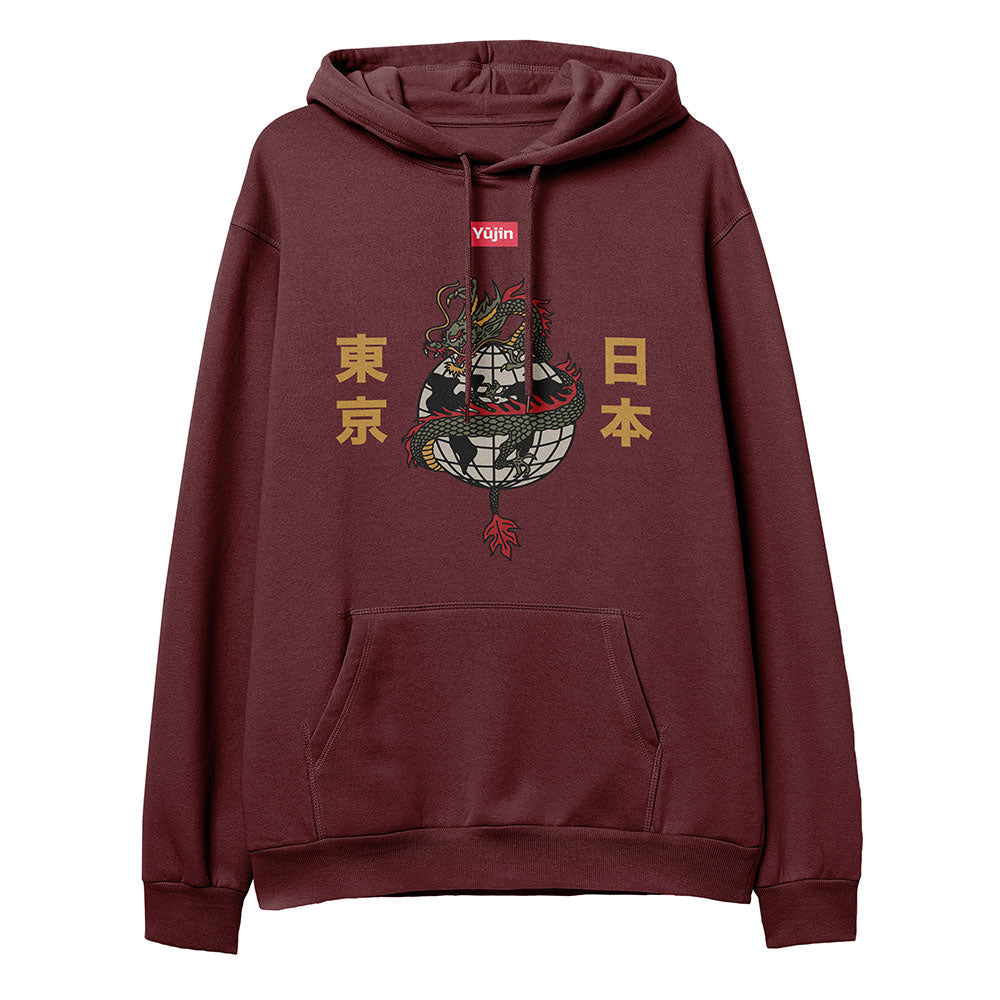 Yūjin Clothing Honor Hoodie featuring a comfortable fit and stylish design, shown in a close-up of the soft fabric and hood details.