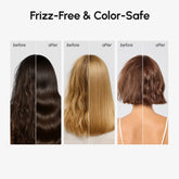 Maree heat styling protective hair spray bottle with spray nozzle, designed to protect hair from heat damage during styling.