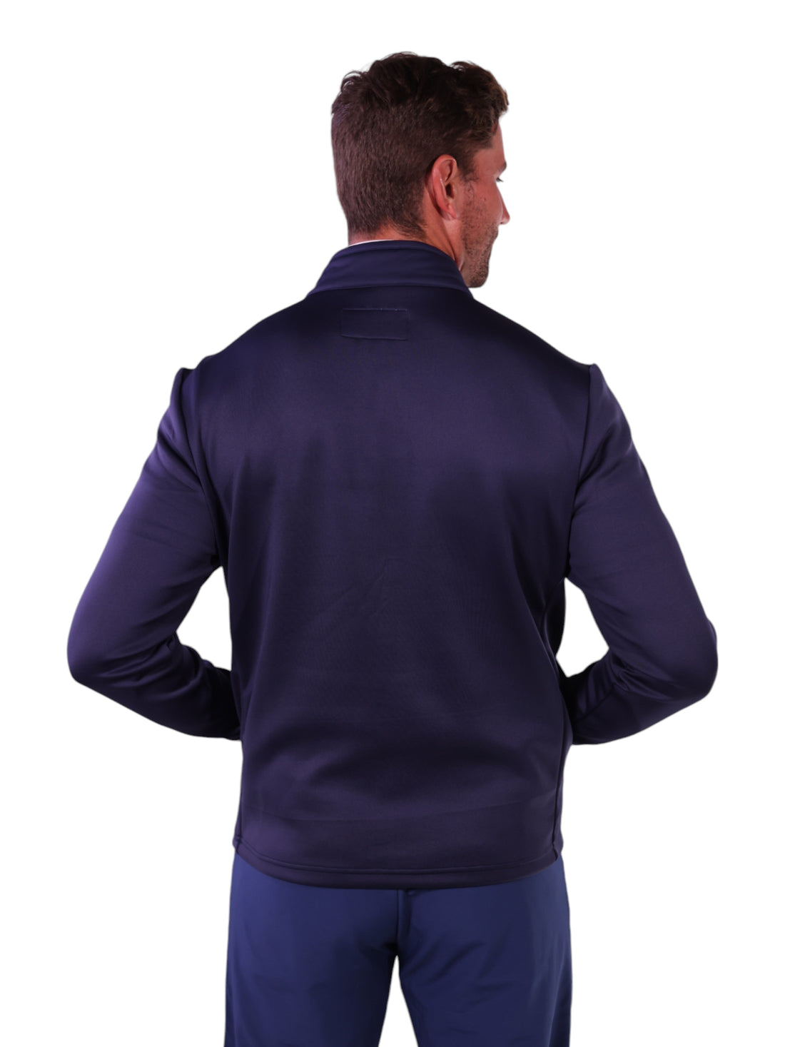 White Water Life Hampton Pullover Technical Layer quarter zip, back view showing sleek design and comfortable fit.