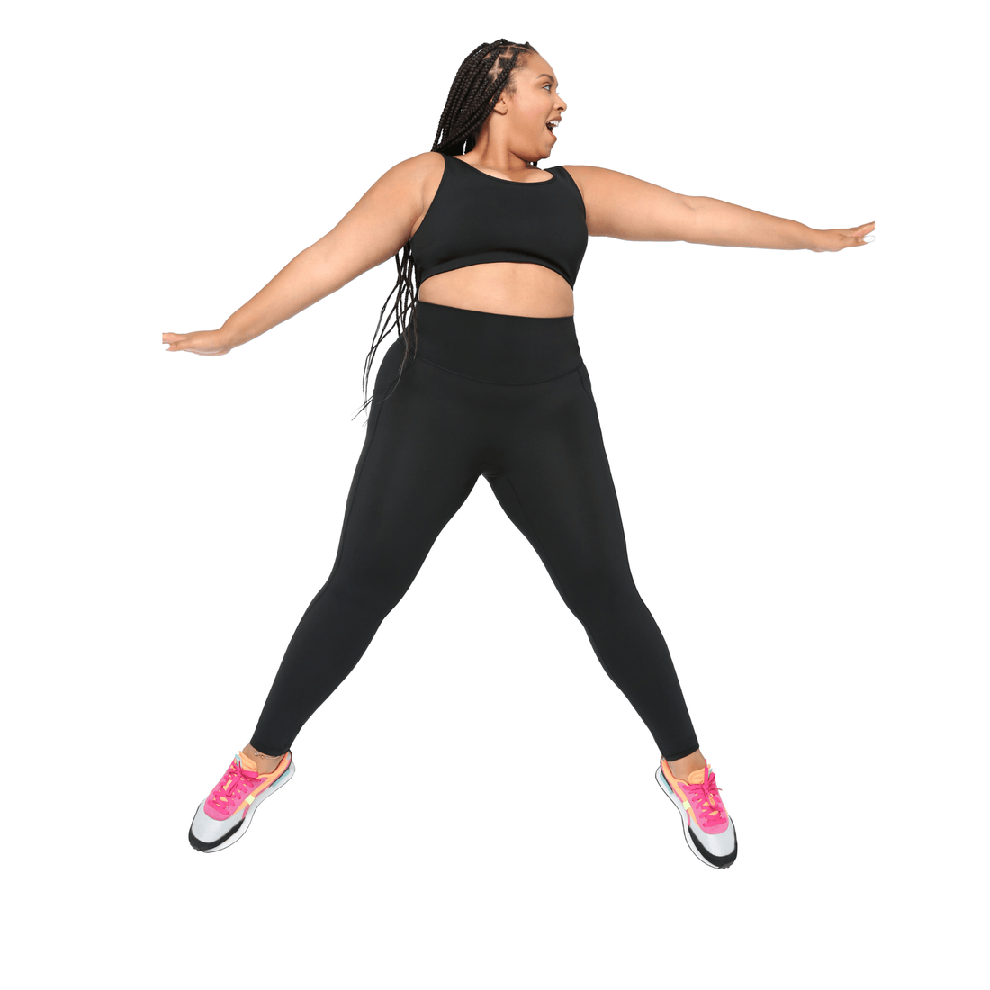 Fitkitty Culture BodyLove high-rise leggings with sculpting and smoothing fabric, ideal for gym, yoga, and active wear.