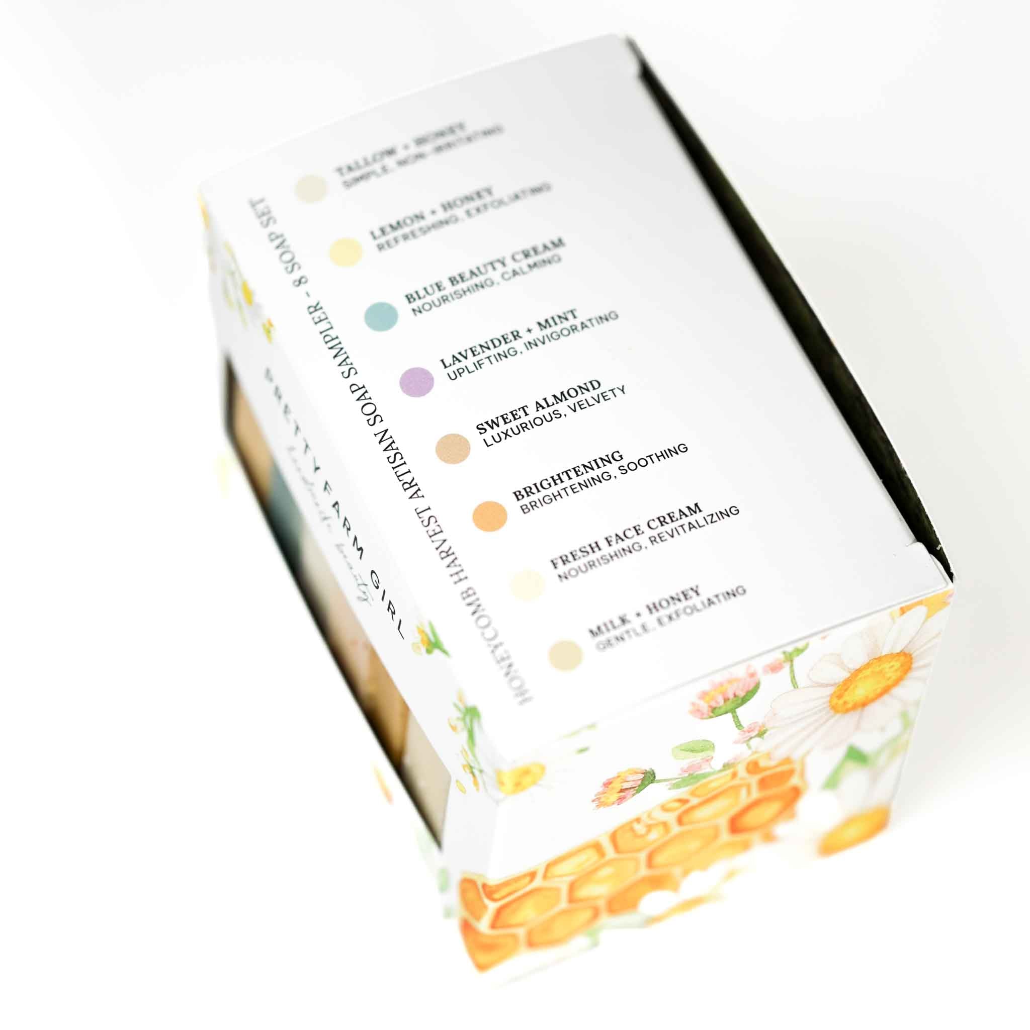 Honeycomb Harvest  Goat Milk &amp; Tallow Soap Sampler