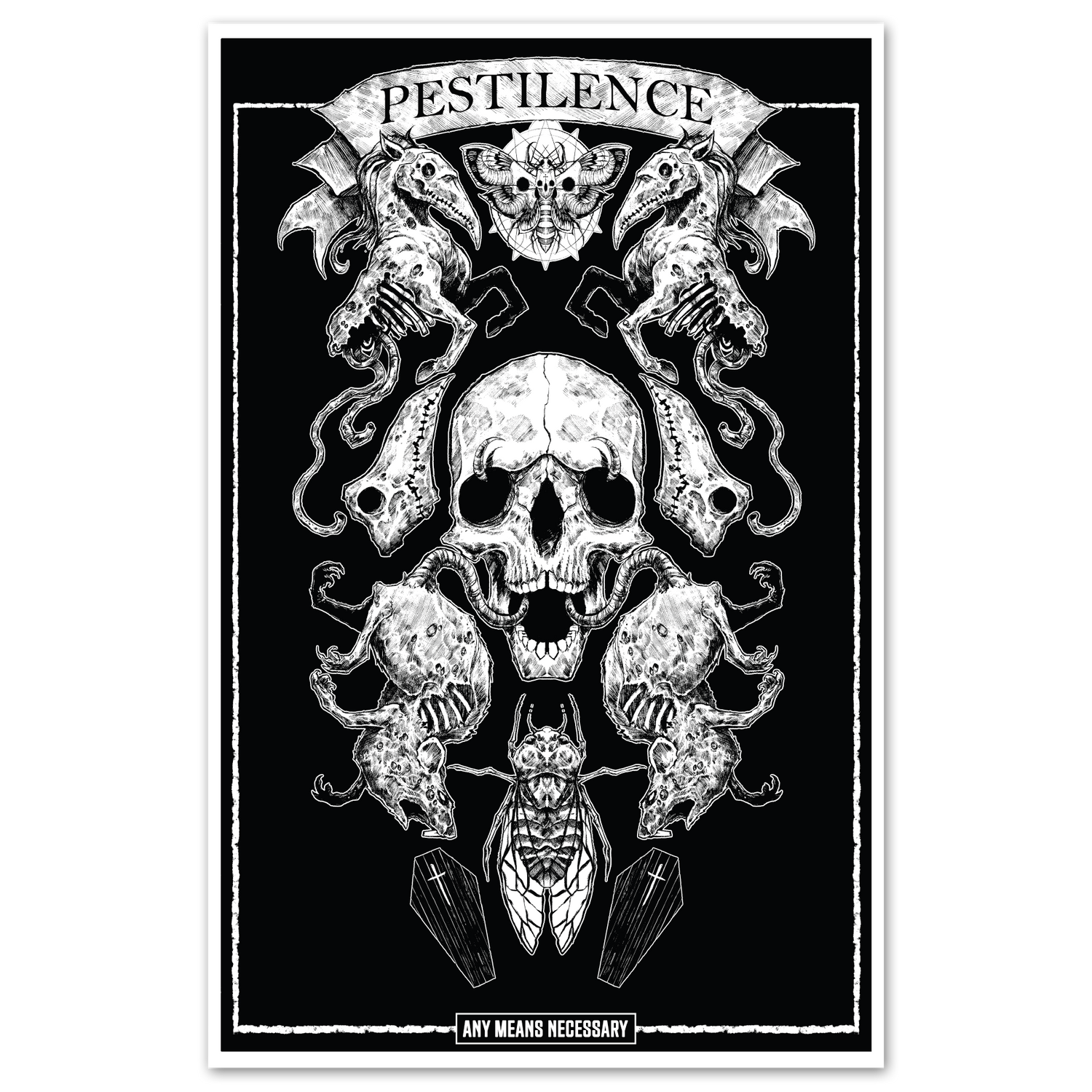 4 Horsemen Pestilence Print