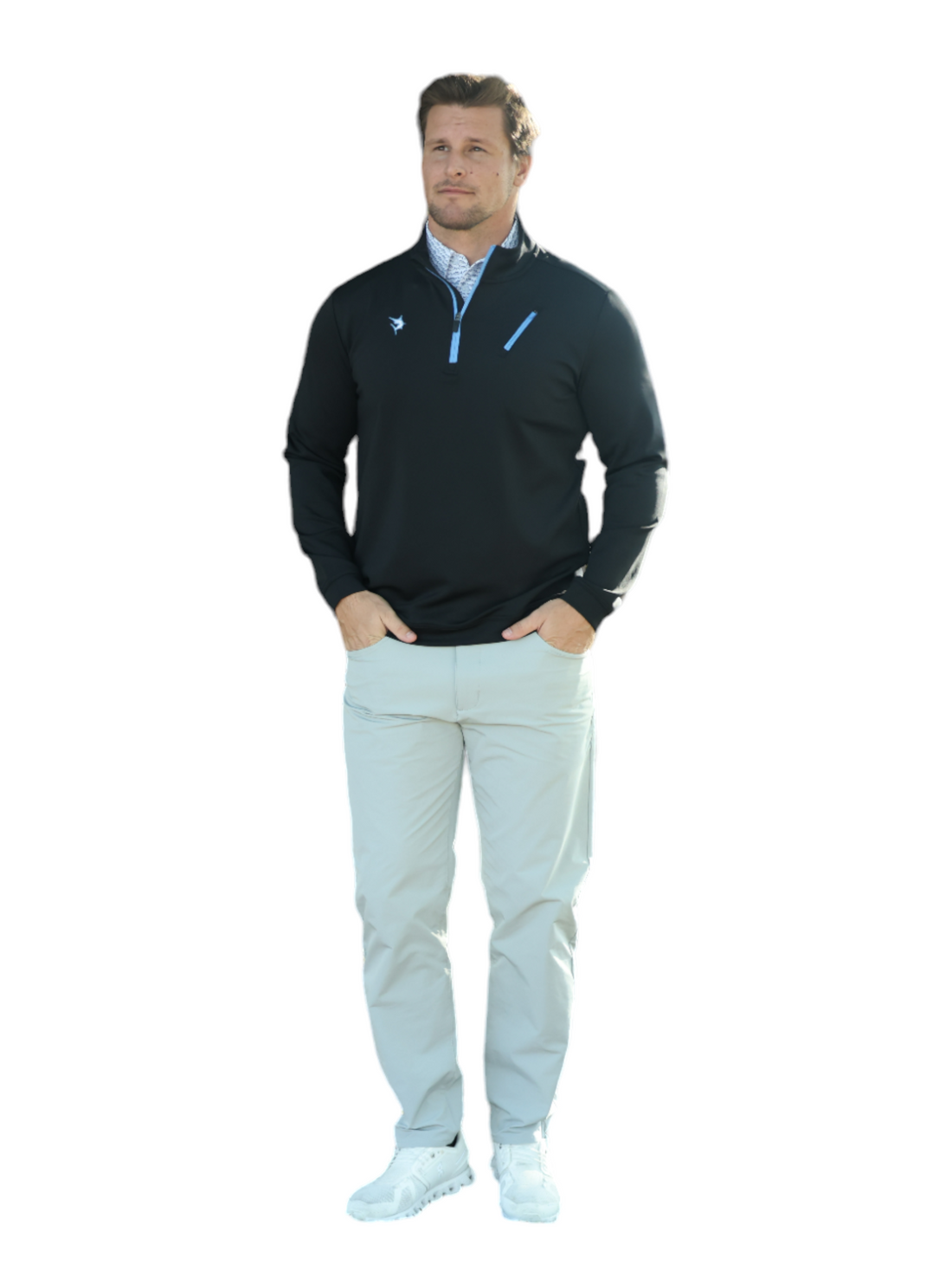White Water Life Oceanside Pullover Smooth Stretch, casual men&