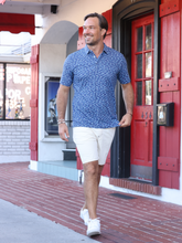 White Water Life Starboard Shorts displayed on a model, showcasing casual fit and lightweight fabric for outdoor watersports.