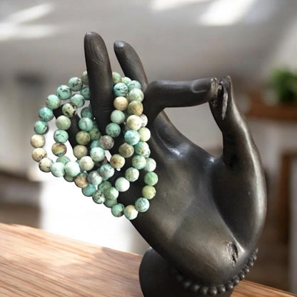 Natural Turquoise Stretch Bracelet