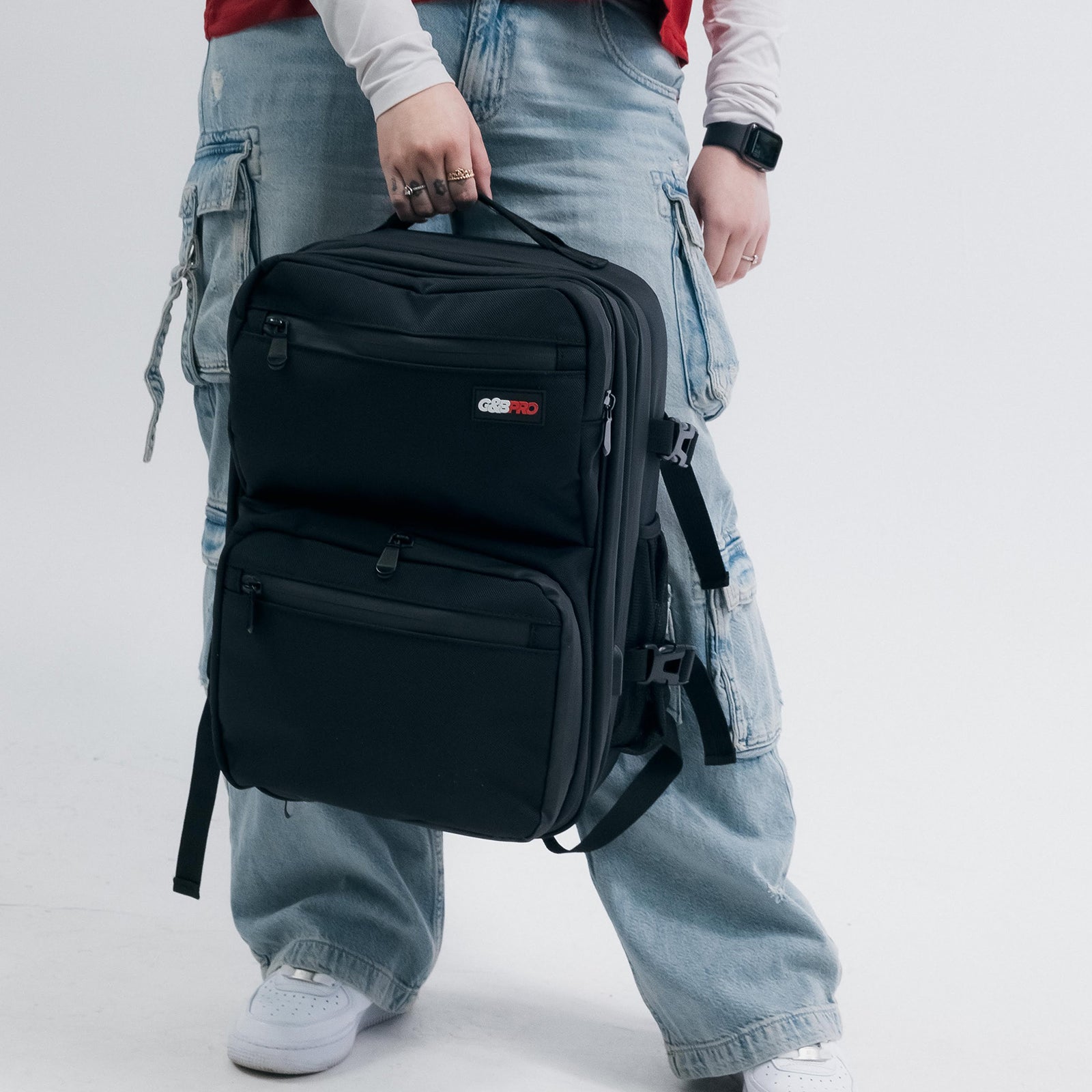 Mid Size Mobile Workstation Backpack with Extending Tray System – OG Black