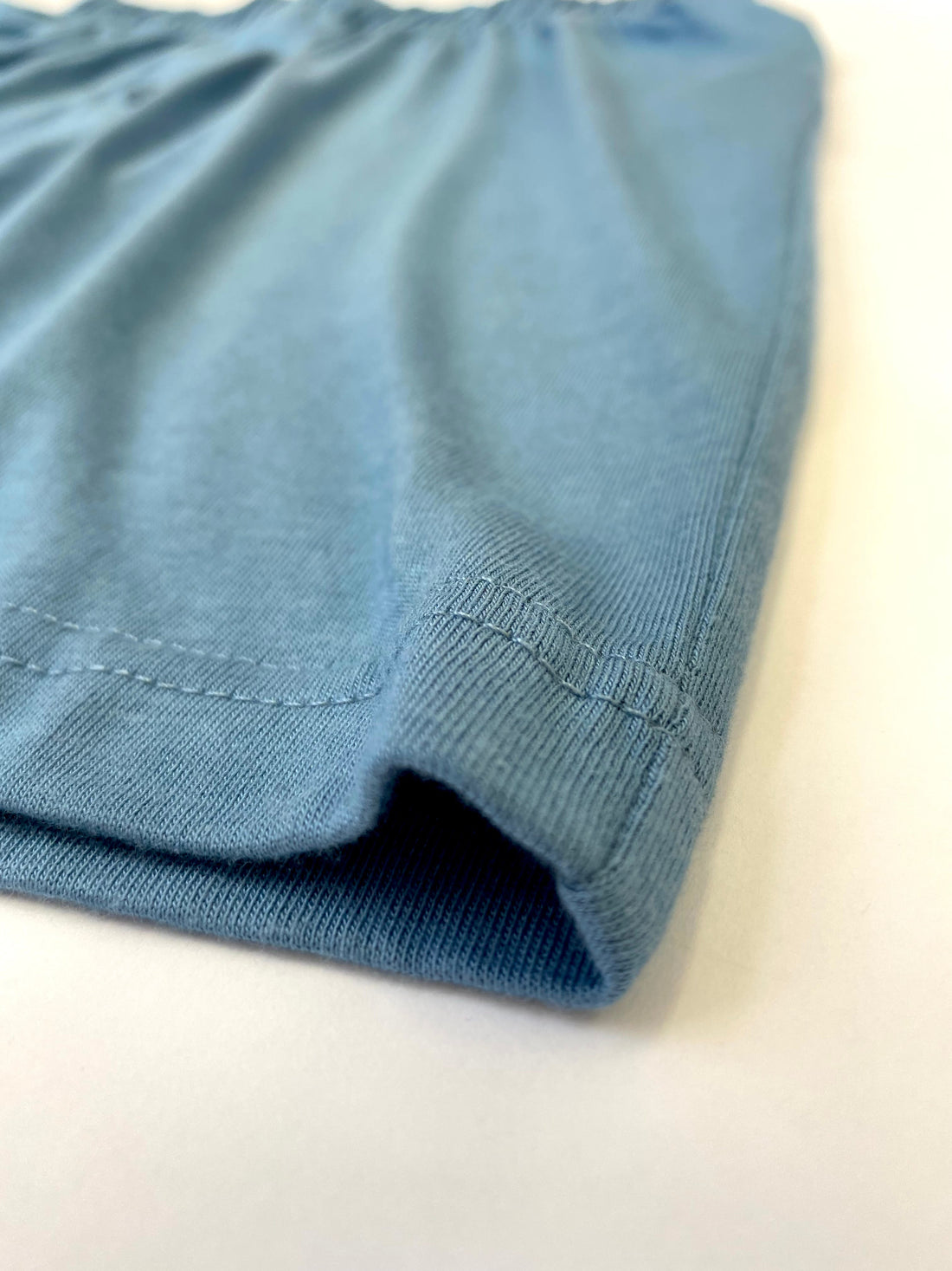 Mens bamboo viscose and cotton boxer underwear in steel blue, 3-pack by Spun Bamboo, showing soft fabric and comfortable fit.