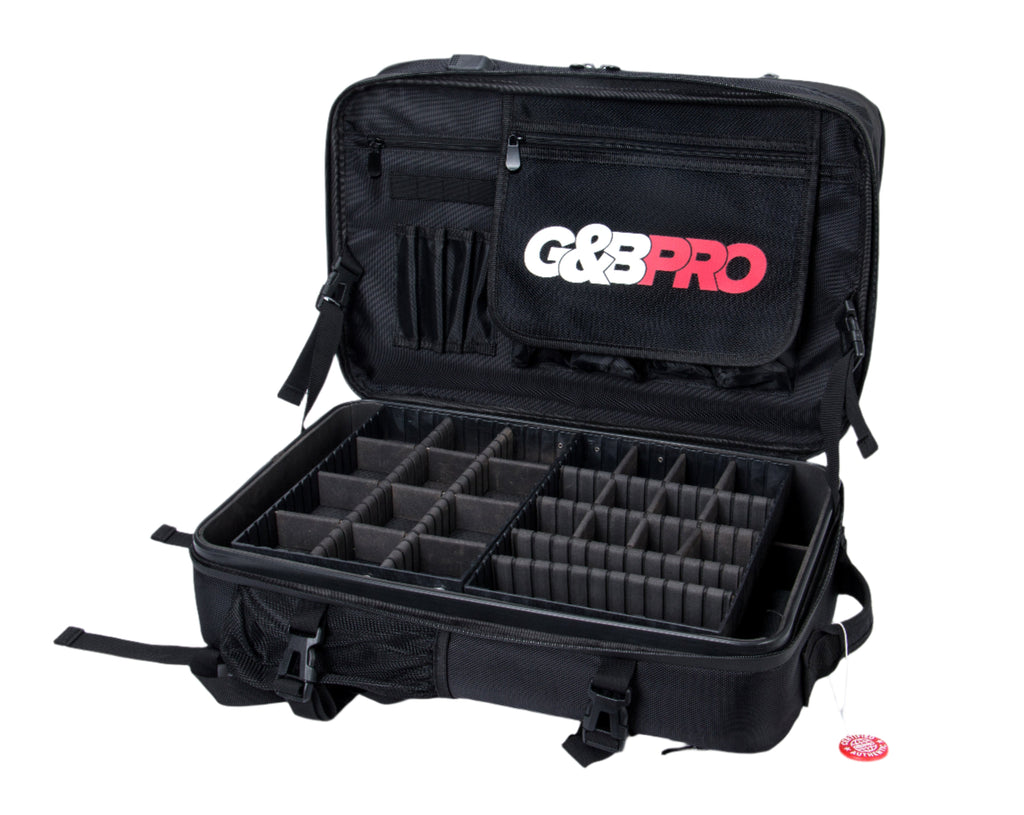Full Size Mobile Workstation Backpack with Extending Tray System – OG Black
