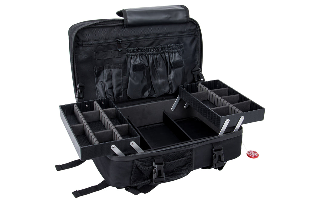 Mid Size Mobile Workstation Backpack with Extending Tray System – OG Black