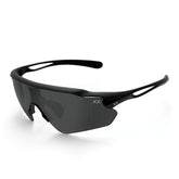 Blackout Barbell Apex Running Glasses with sleek design and sporty frame, ideal for outdoor running and active wear.