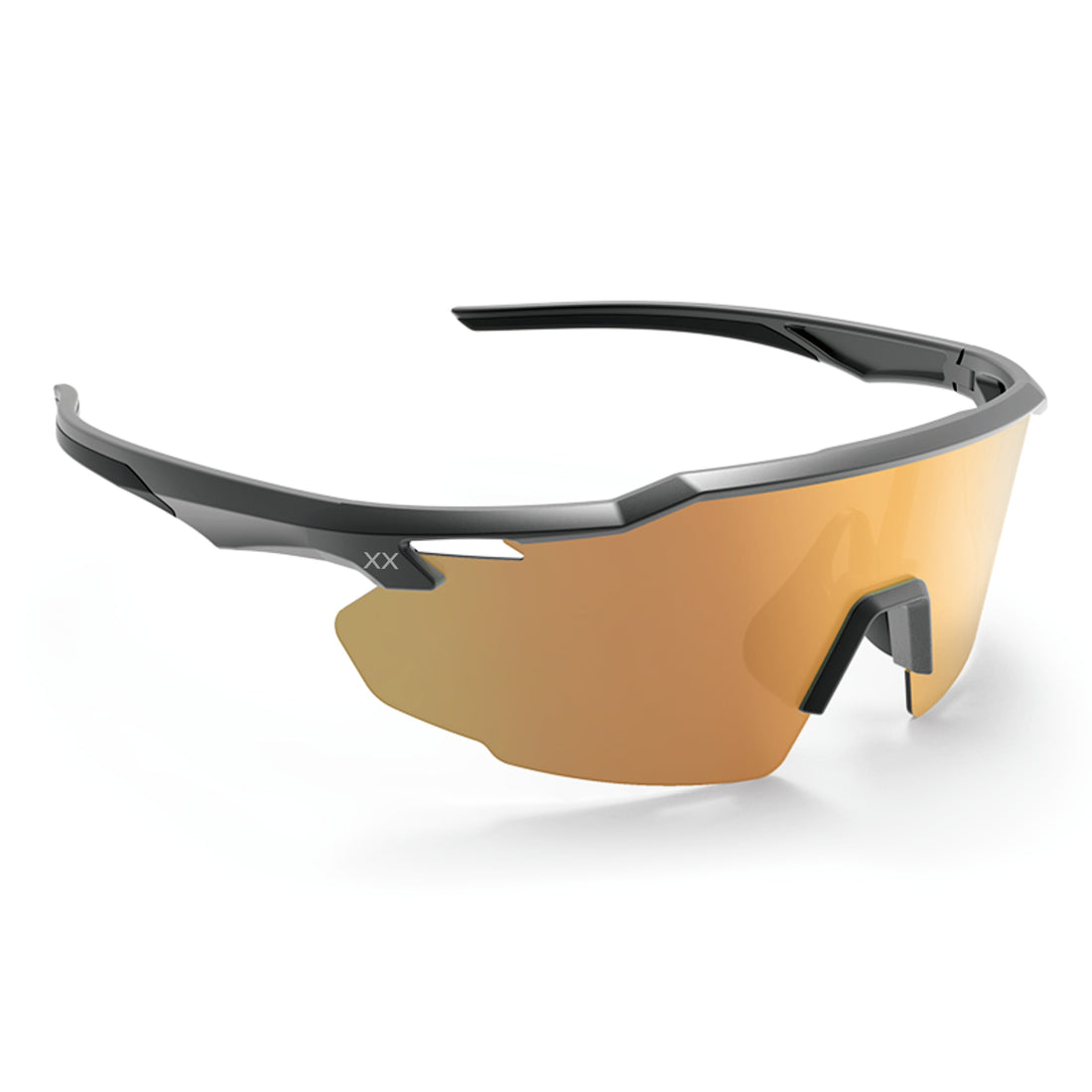 Blackout Barbell Kill Shot running glasses with sleek black frame and tinted lenses, designed for outdoor sports and running activities.