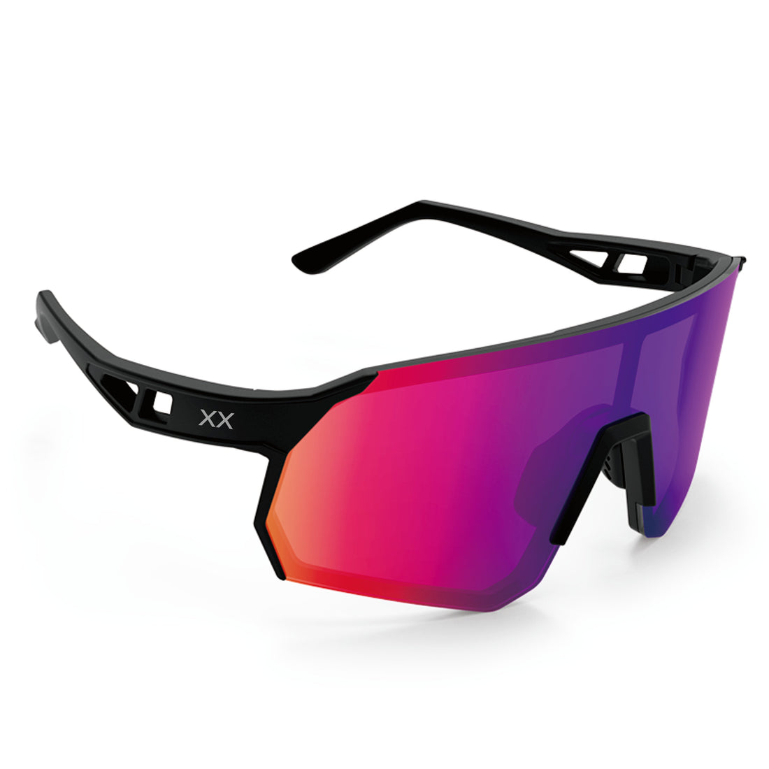 Blackout Barbell Volt Running Glasses with sleek frame and tinted lenses, designed for outdoor running and sports activities.