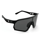 Blackout Barbell Volt running glasses with lightweight frame and tinted lenses, designed for outdoor sports and active wear.