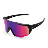 Blackout Barbell Mako Running Glasses with sleek frame and tinted lenses, designed for outdoor athletic activities.