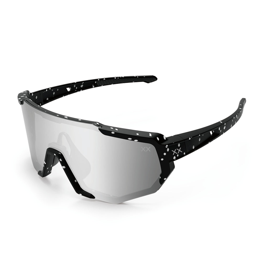 Blackout Barbell Mako running glasses with sleek frame and tinted lenses, designed for outdoor exercise and running.