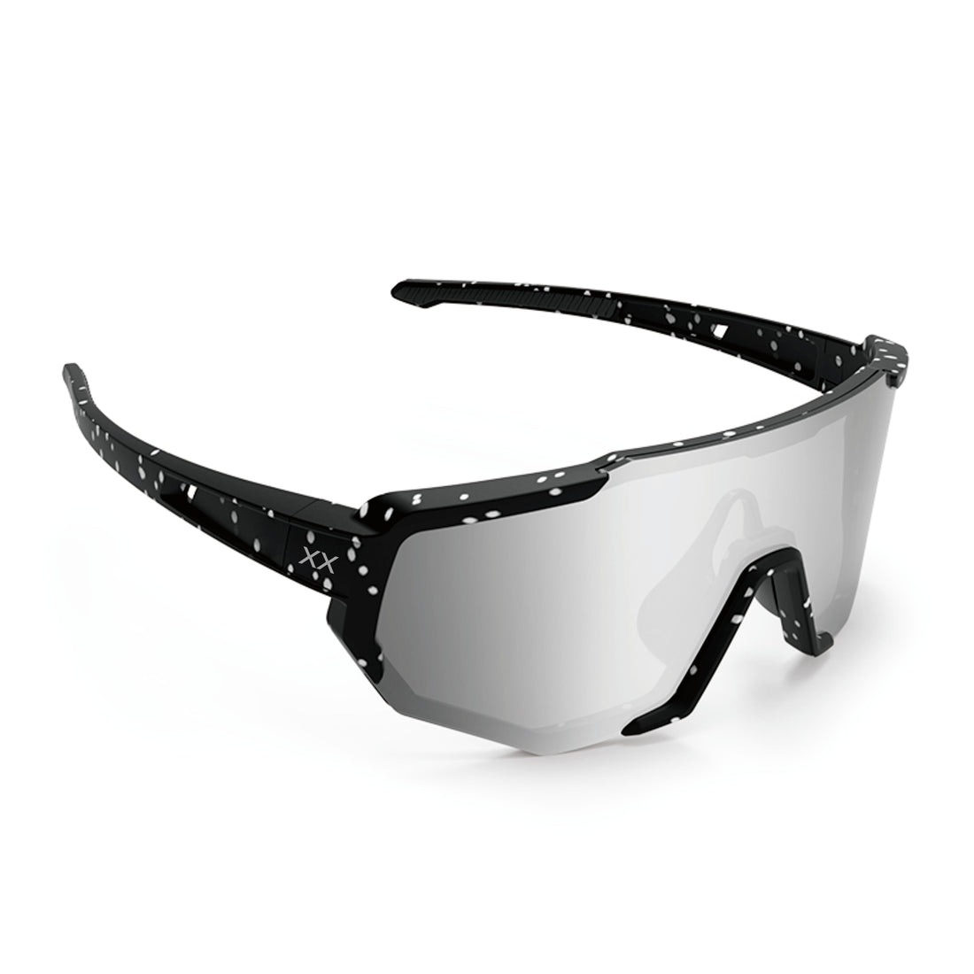 Blackout Barbell Mako running glasses with sleek frame and tinted lenses, designed for outdoor sports and active wear.