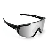 Blackout Barbell Mako running glasses with sleek frame and tinted lenses, designed for outdoor sports and active wear.