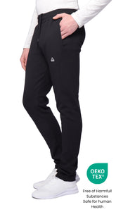 SCR Classic Athleisure Sweatpants for men, tapered tall fit, SCR Sportswear activewear, shown in a comfortable, tapered design.
