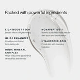 Solawave Light Therapy Boosting Wand with activating serum, showing the skincare topical product and its ingredients.
