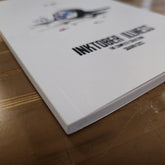 Inktober Illness Softback Book by Any Means Necessary Clothing, featuring the complete collection of illustrated ink artwork.