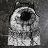 Back view of Any Means Necessary Clothing Iris Jersey shirt, featuring a comfortable fit and stylish design.