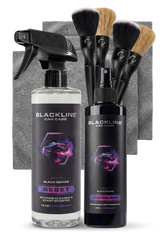 Blackline Car Care BLACKLINE® 8oz air freshener for cars, featuring a sleek design and fresh scent, visible in the image.