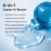 Maree keratin oil capsules for frizz control, shown in a close-up image of the capsules in a transparent container.