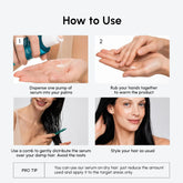 Maree keratin oil serum for smooth, shiny hair with nourishing keratin, shown in a sleek bottle.