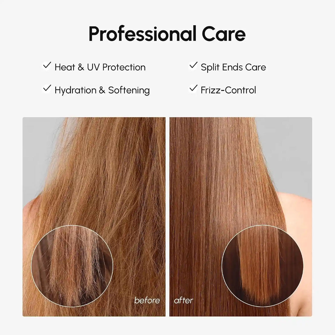Maree keratin oil serum bottle for smooth, shiny hair with a dropper applicator on a light background.