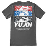 Yūjin Clothing Lies T-Shirt featuring a casual fit with a graphic design on the front, made from soft cotton fabric.