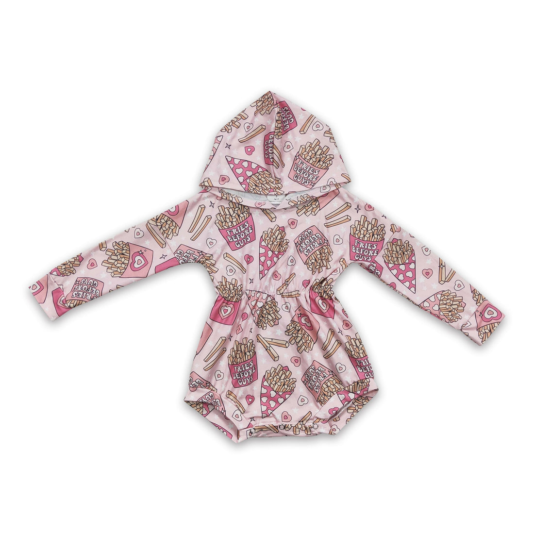 Fries long sleeves hoodie baby girls Valentine&