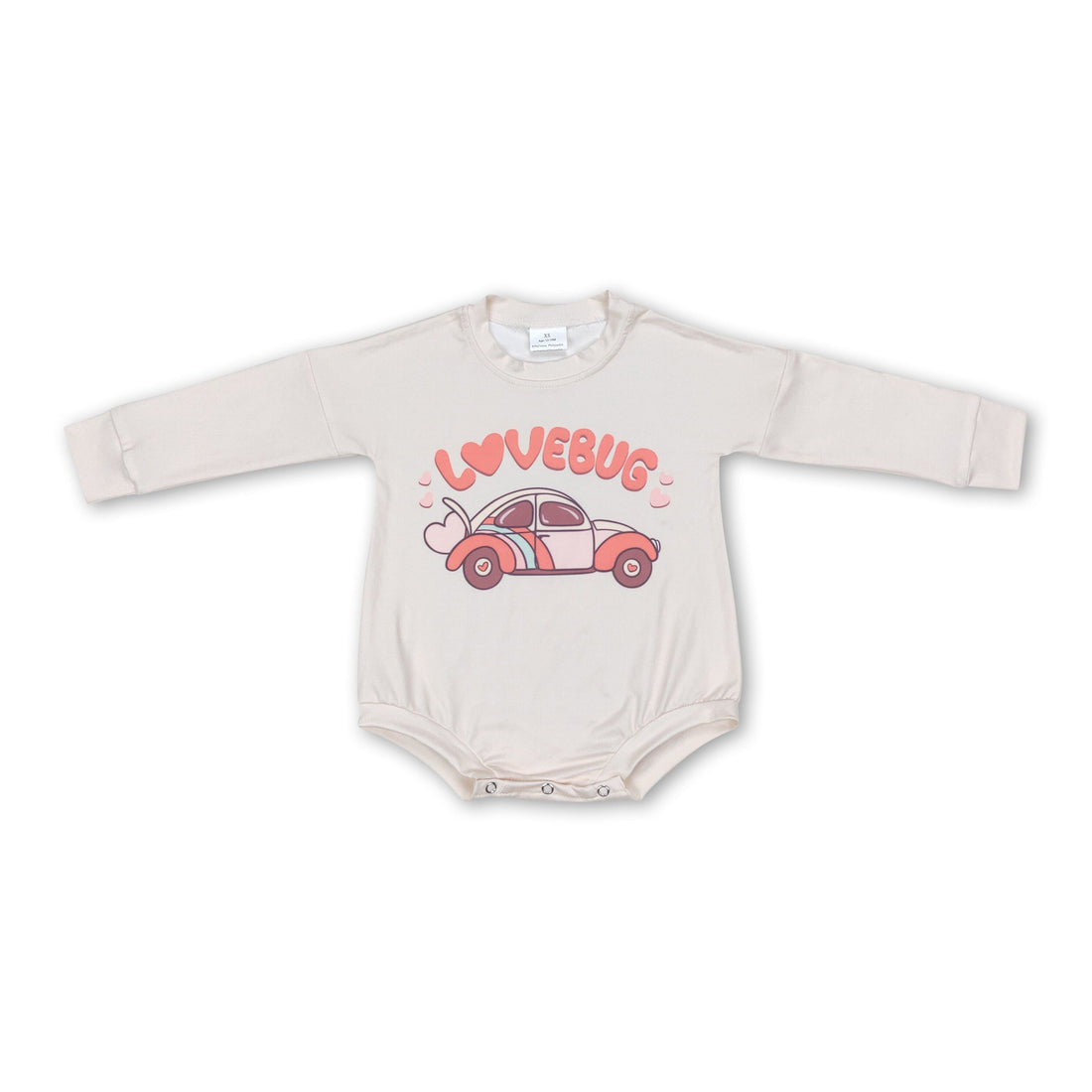 Lovebug heart heart car baby girls valentine&