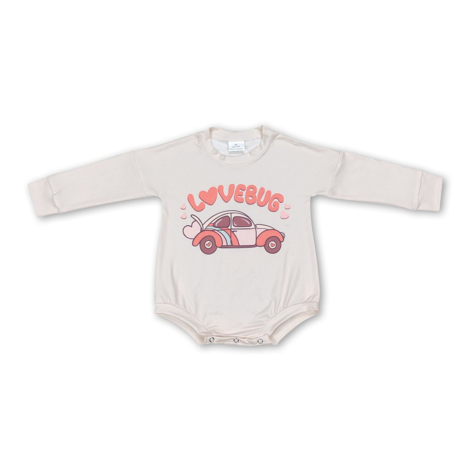 Lovebug heart heart car baby girls valentine&