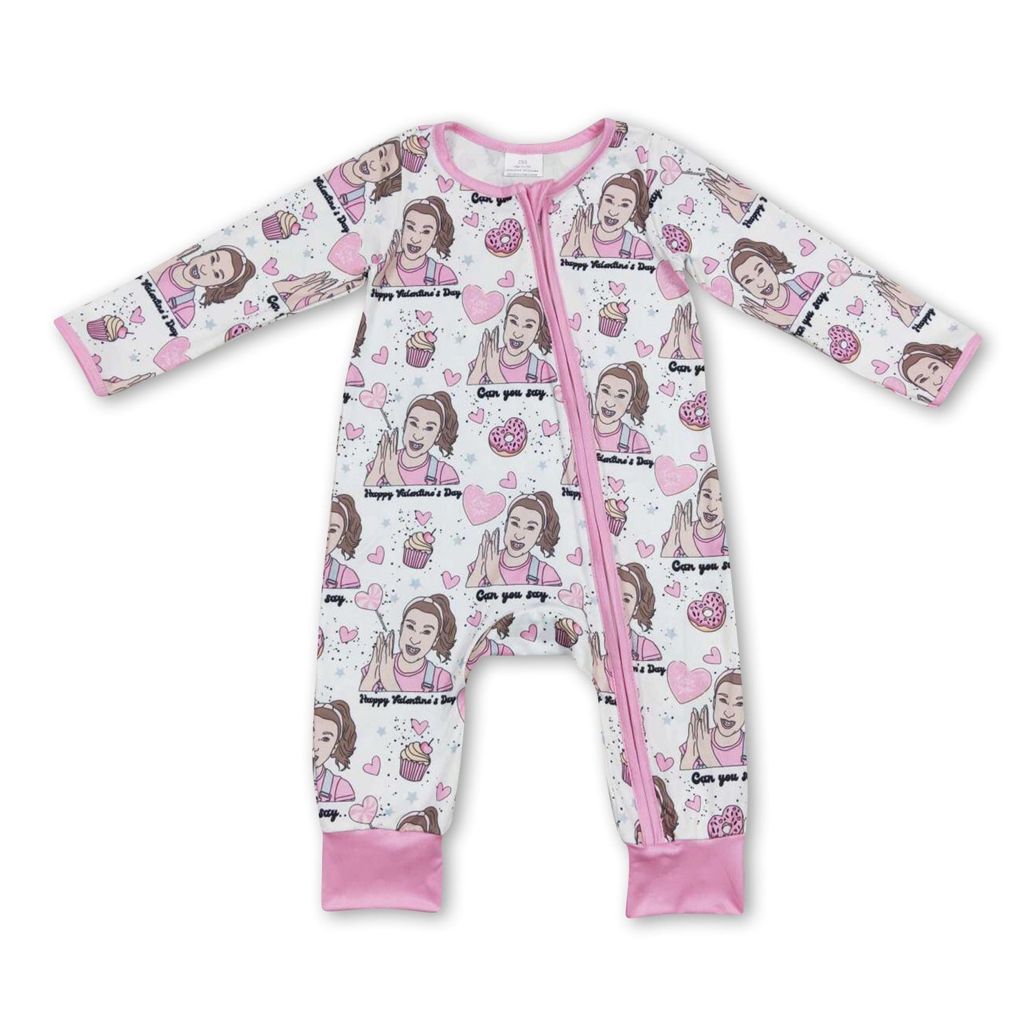 Donut lollipop teacher baby girls valentine&