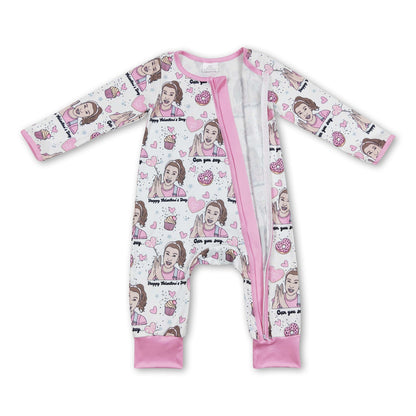 Donut lollipop teacher baby girls valentine&