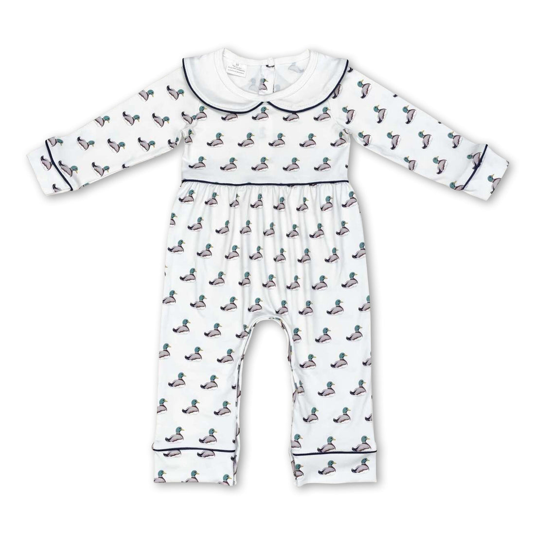 Long sleeves duck baby kids romper