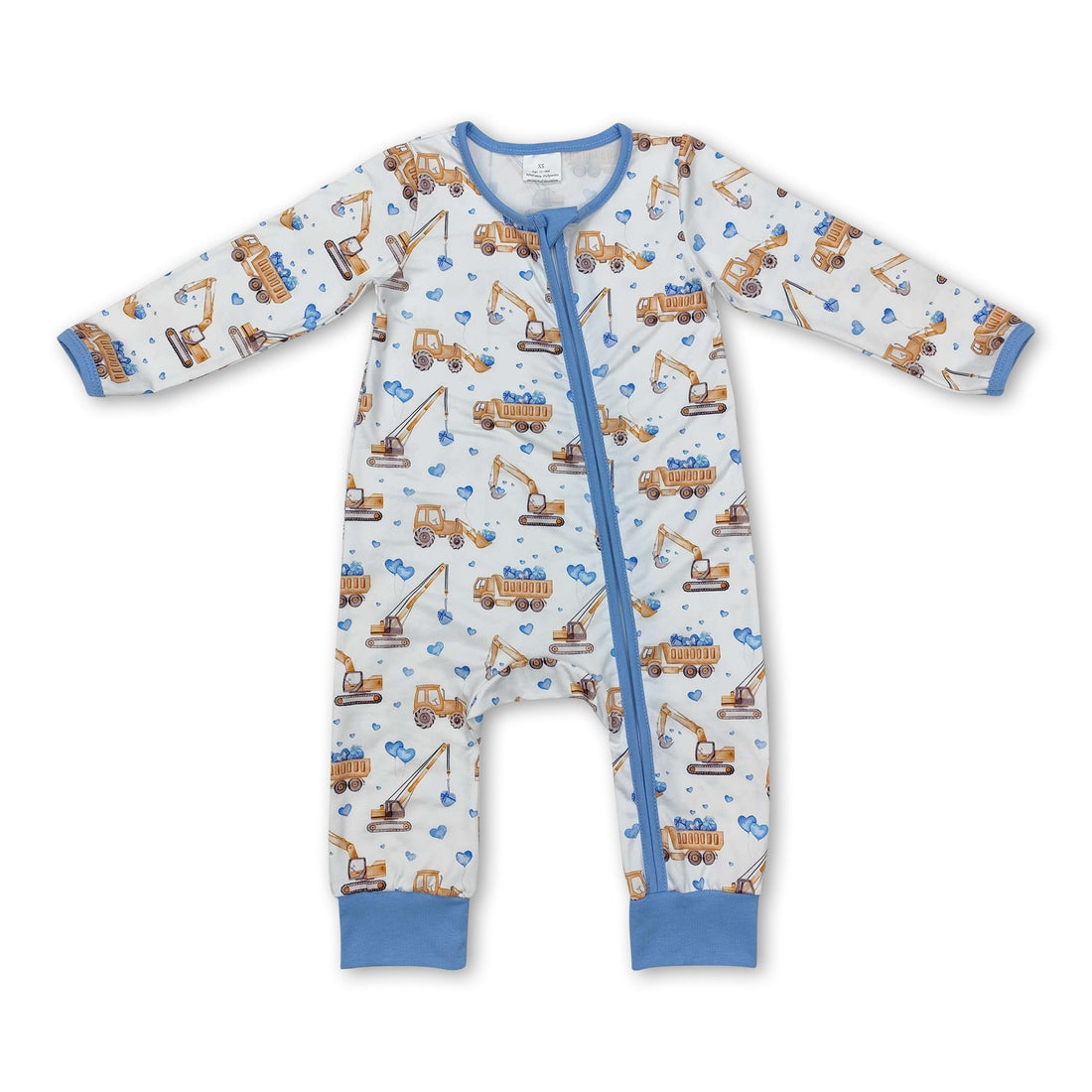 Light blue heart constructions baby boys valentine&