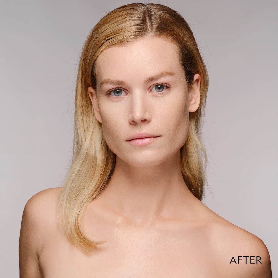 YENSA Super Serum Silk Matte Powder Peptide Foundation in light shade, smooth, silky finish with matte coverage.