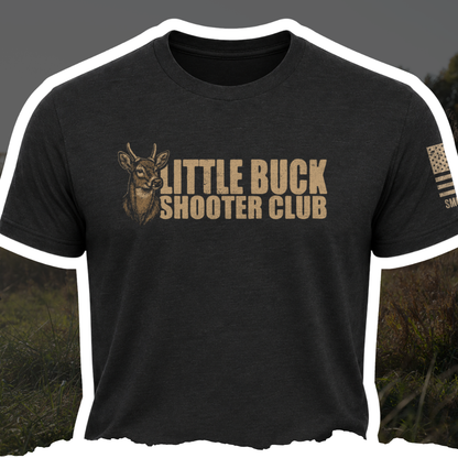 "Little Buck Shooter Club" Tee - Black