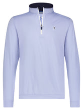 Grey Long Beach quarter zip long sleeve shirt by White Water Life, showcasing its ultra-soft lightweight fabric and relaxed fit.