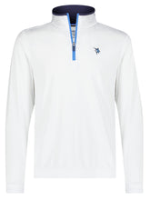 White Water Life Long Beach quarter-zip long sleeve, ultra-soft lightweight top in white, comfortable and stylish for casual wear.