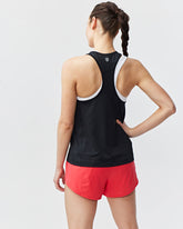 Black Goal Five Mesh It To Me training tank top with breathable mesh fabric and sleeveless design.