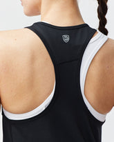 Black Goal Five Mesh It To Me training tank top with breathable mesh fabric and athletic fit.